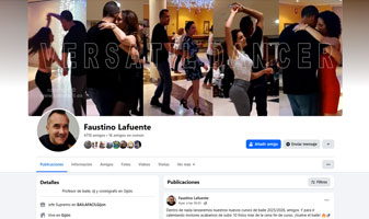 Date una vuelta por el perfil de faux en Facebook. Copyright  www.bailafacil.es