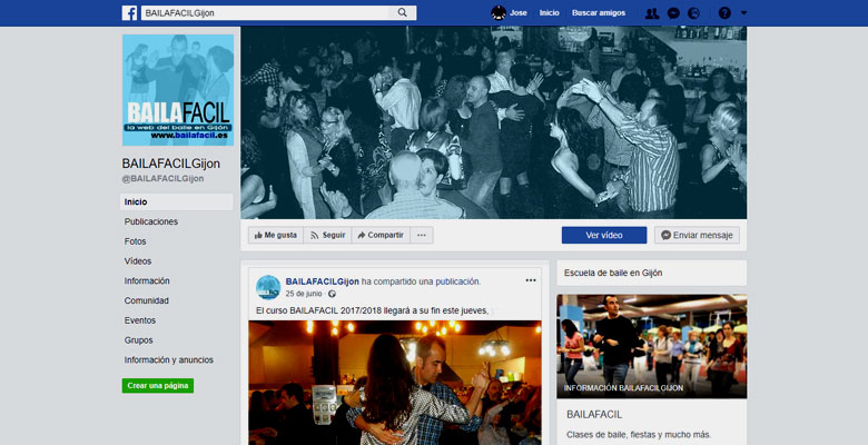 Ir a nuestra página oficial en Facebook BAILAFACILGijon.